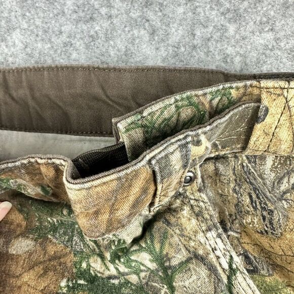 Magellan Outdoors Pants Mens XL Camouflage Realtree Hunting Stretch Waist HEMMED - Picture 4 of 15